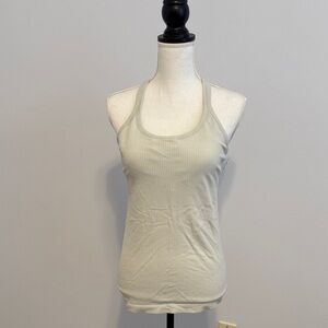 LAST CALL Lululemon Athletica Ebb to street tank bone SZ 10